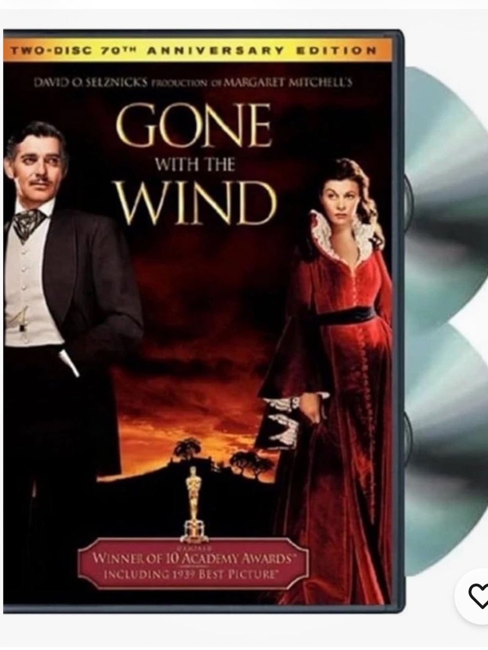 Gone with the Wind (DVD, 2-Disc Set) NEW & FACTORY SEALED  Clark Gable